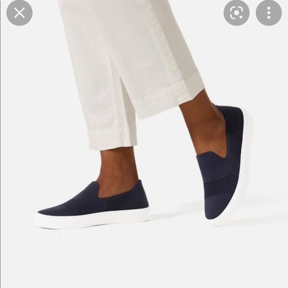 Rothy’s navy blue sneakers size 10